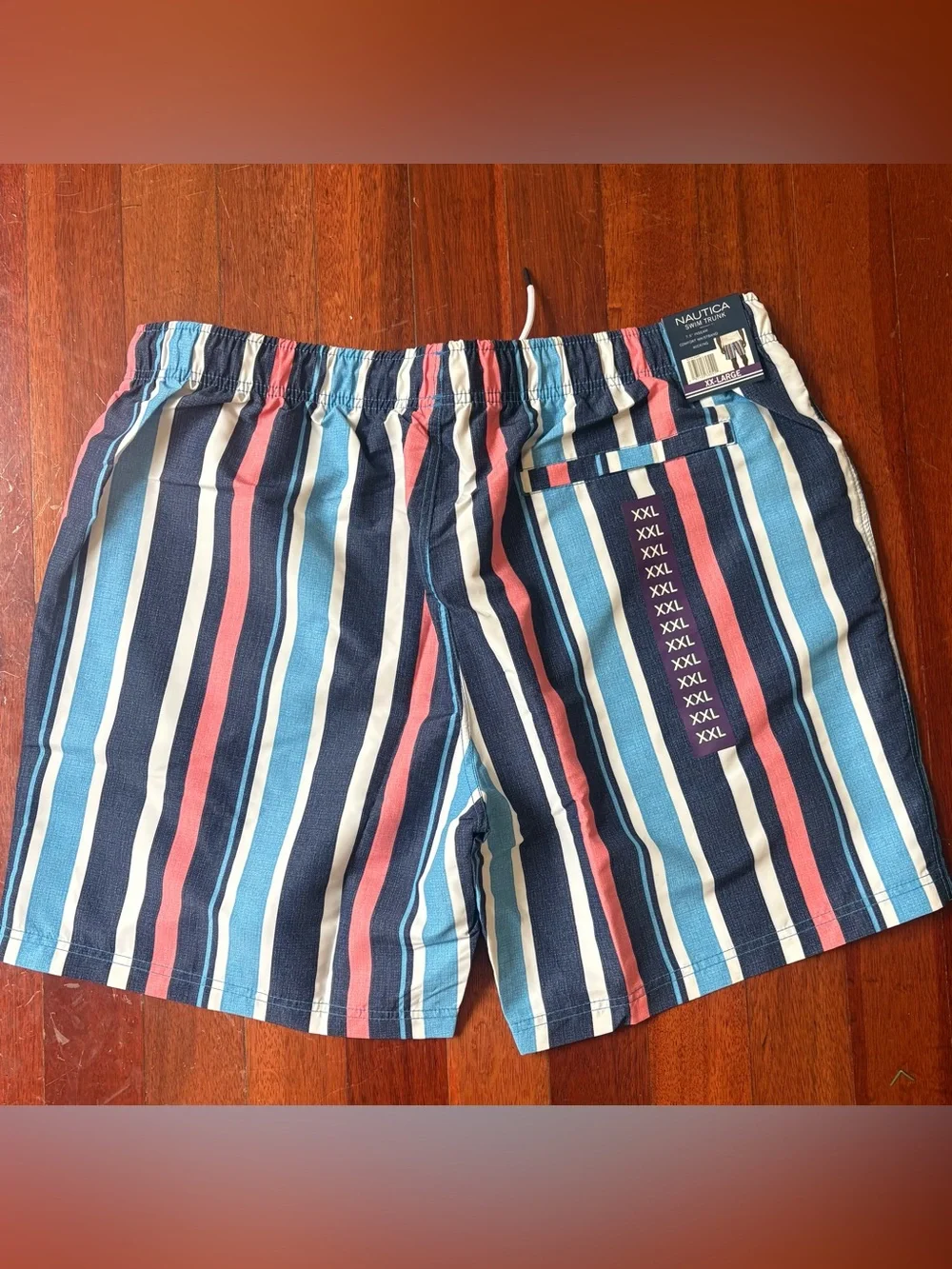 Nautica Men's Striped Swim Trunks